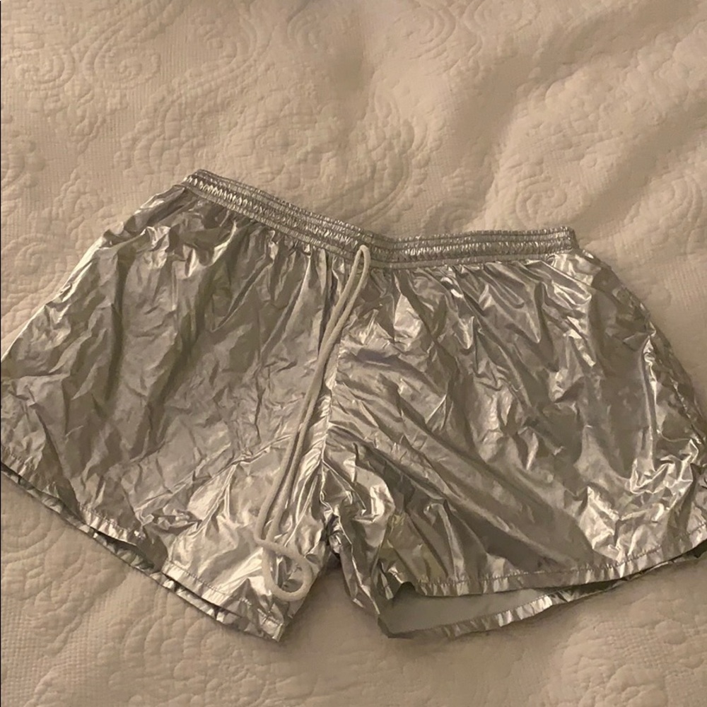 American Apparel Metallic Shorts